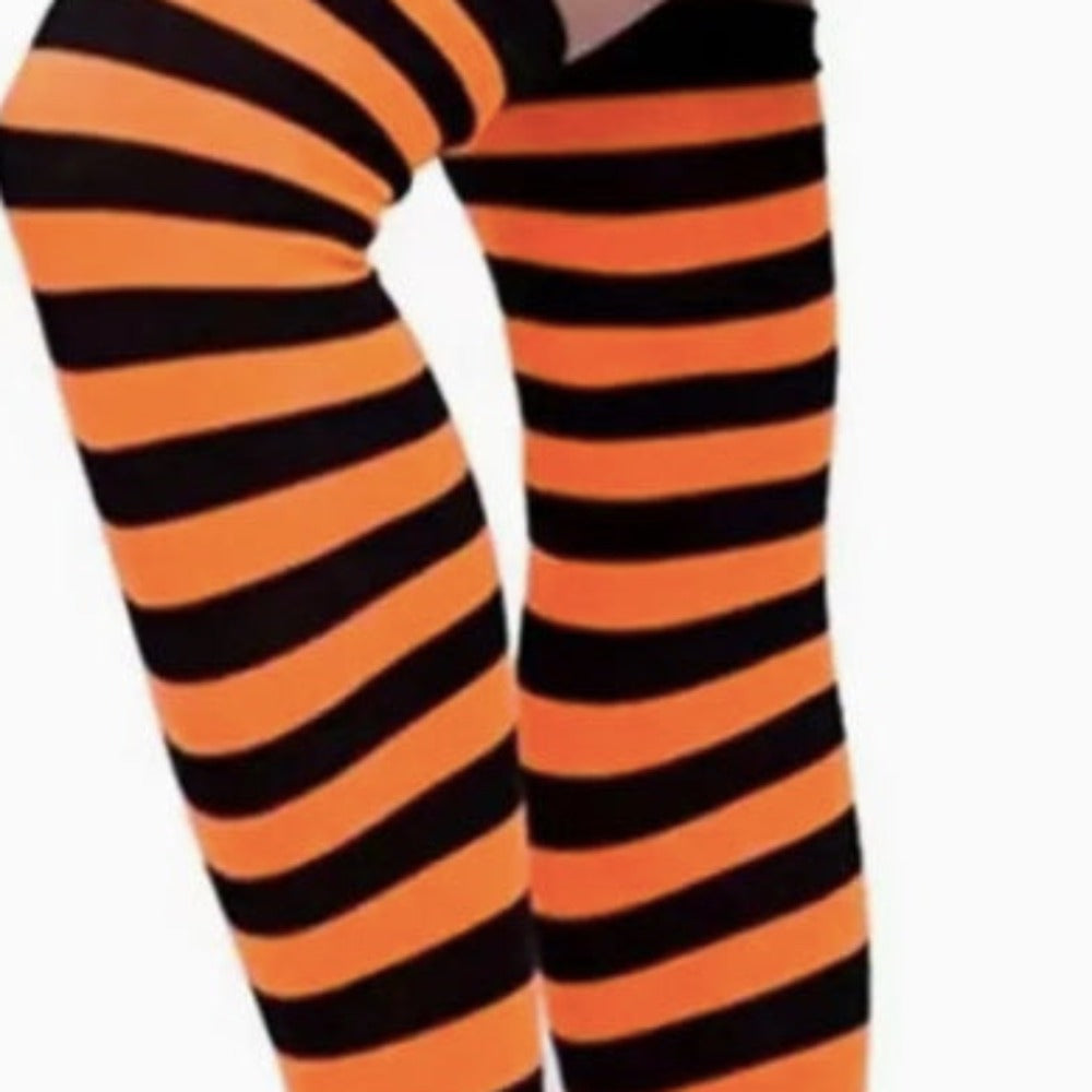 Striped Over-the-Knee Socks